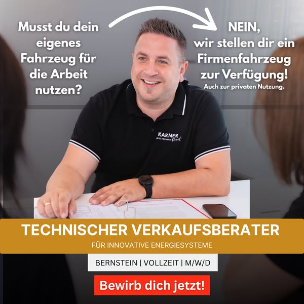Karner Haustechnik GmbH — Techn. Verkaufsberater (M/W/D)